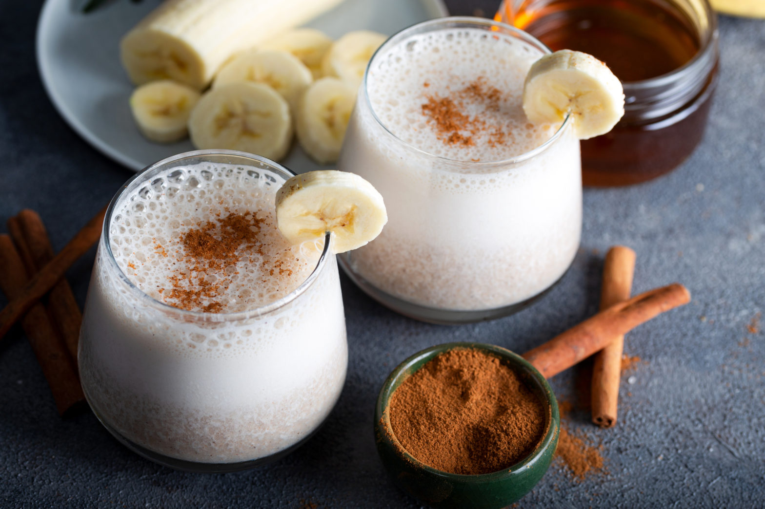 Vanilla Banana Smoothie for Gut Health